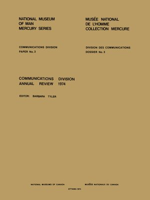 cover image of Communications Division Annual Review, 1974